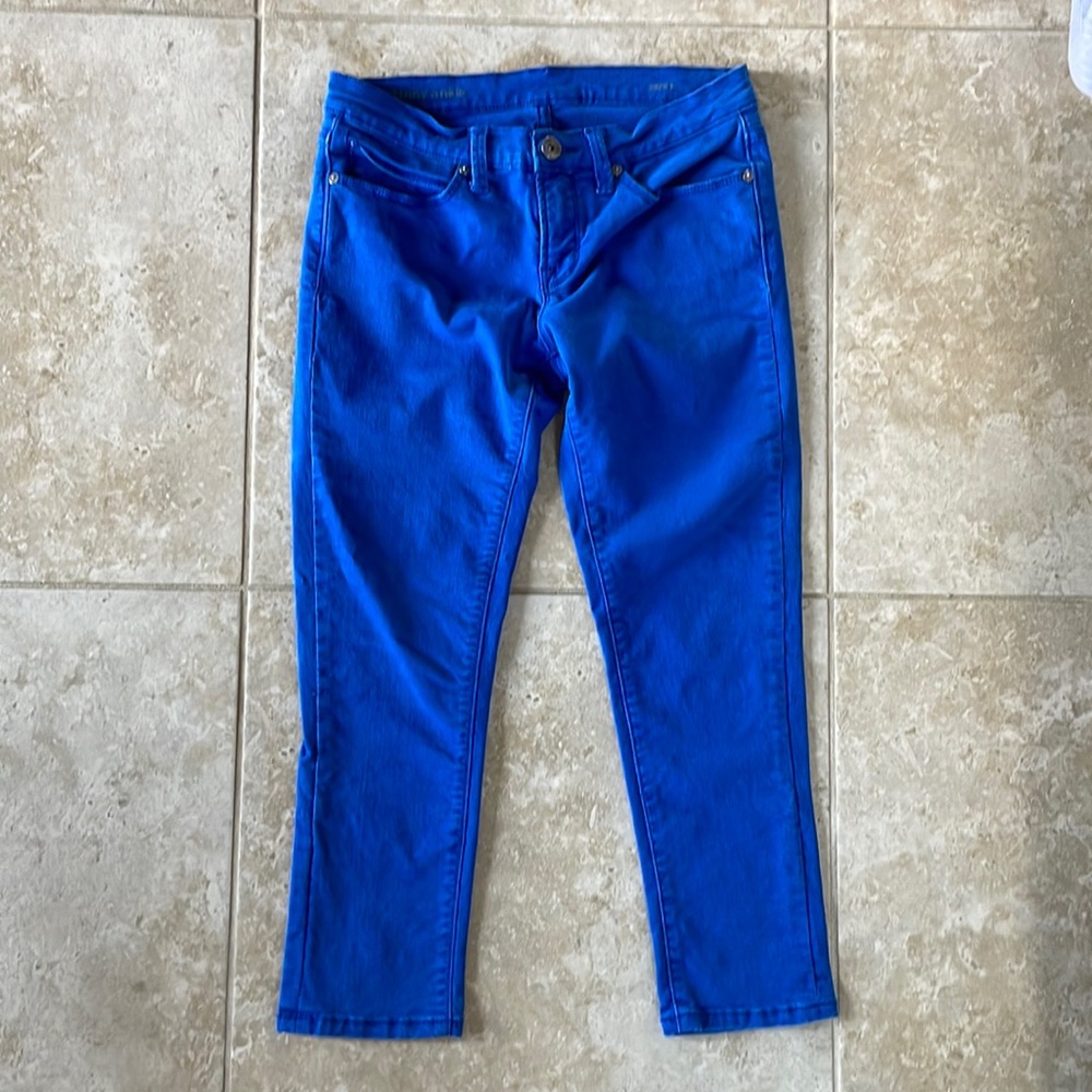 JCP Royal Blue Skinny Ankle Jeans